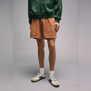 Urban Outfitters Brown BDG Burnout Bonfire Volley Sweatshorts NWT L